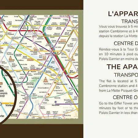 3 Bedroom #3sdb#champ De Mars# Eiffel Tower *